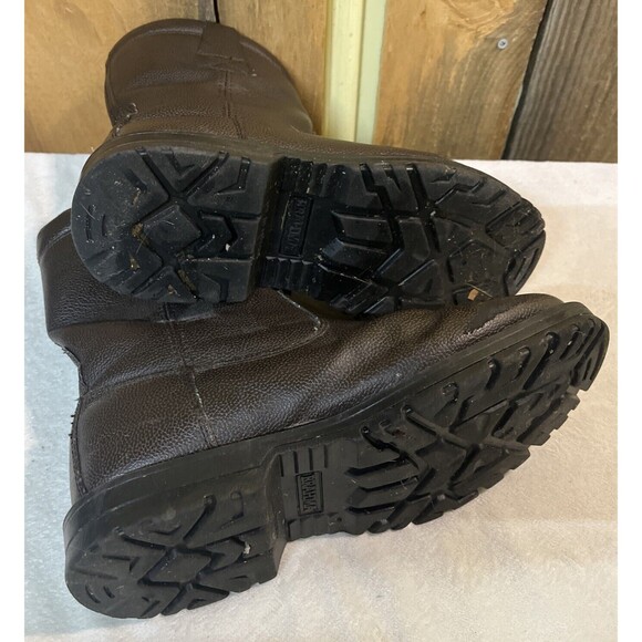 Brahma Men’s Wide Width Ronnie Wellington Size 8W Brown Pull On Work Boots - Picture 11 of 11